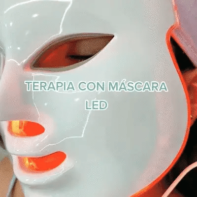 BioDerma 7™   Máscara Led 7 Núcleos fototerapia facial  (PAGA AL RECIBIR EN 🏠)